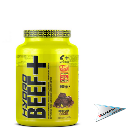 4PiuNutrition-HYDRO BEEF+ (Conf. 900 gr - gusto Cioccolato)     